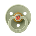 Bibs Studio Colour Ladybug Rubber Pacifier Sage Size 1 0-6 Months