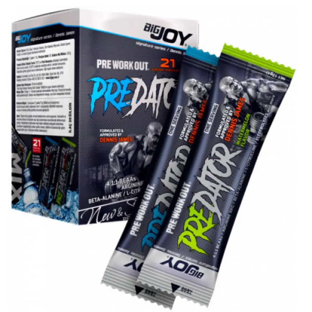 Bigjoy Sports Pre-Dator Go! Pre-Workout Supplement 21 Sachets