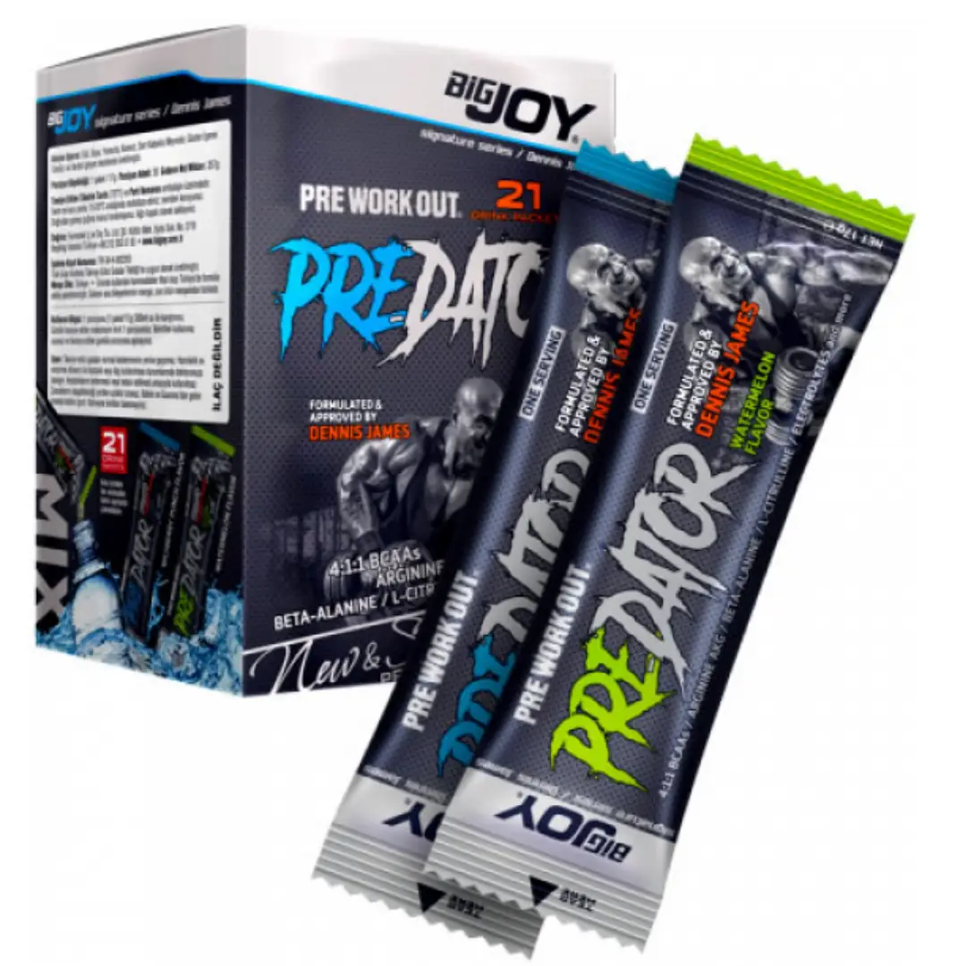 Bigjoy Sports Pre-Dator Go! Pre-Workout Supplement 21 Sachets