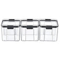 Box Up Plastic Storage Containers 3-Piece Set 2.1L Each