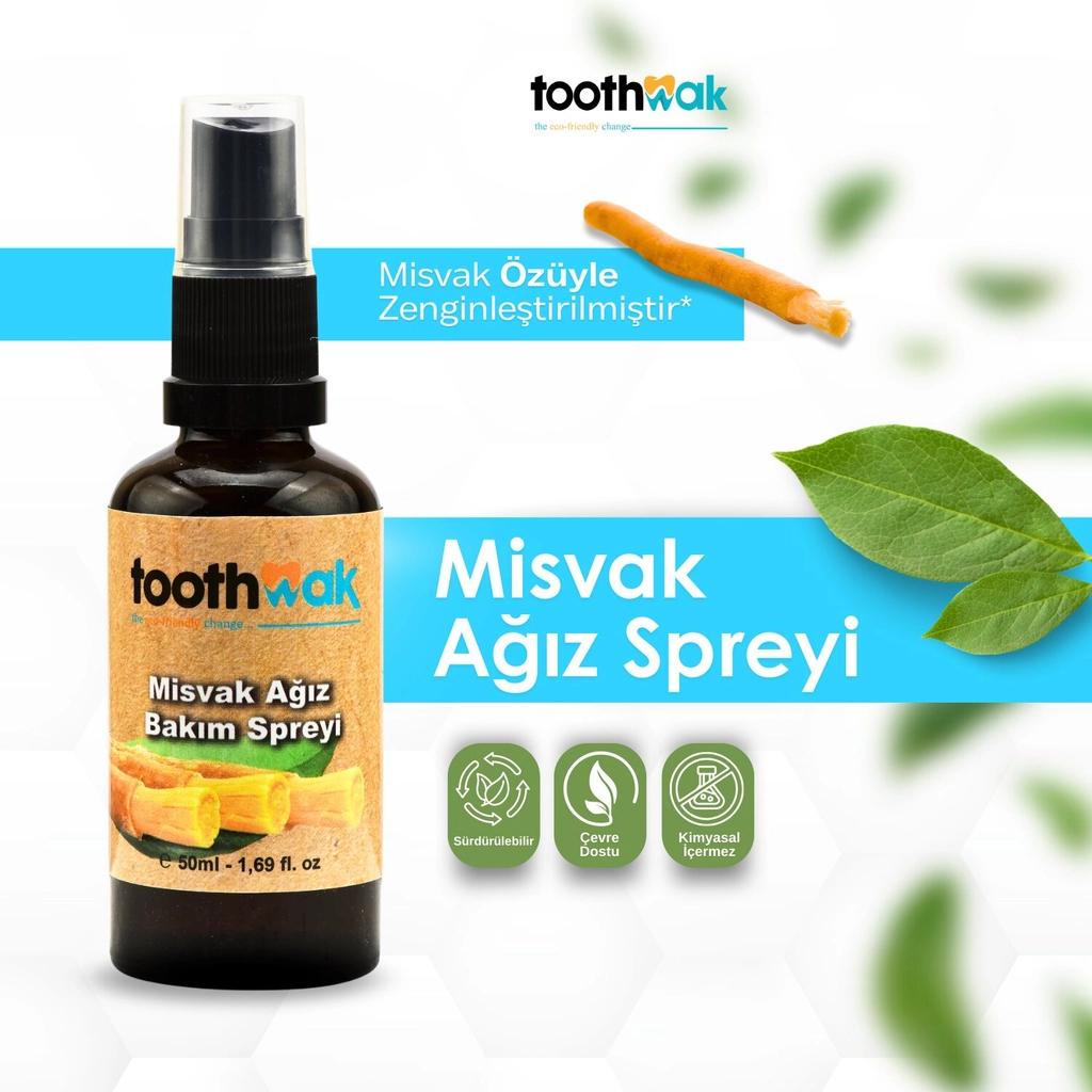 Toothwak Miswak Oral Care Spray for Fresh Breath 50 ml