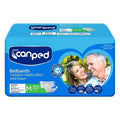 Canped Textile Surface Belted Incontinence Briefs Medium 30 Count