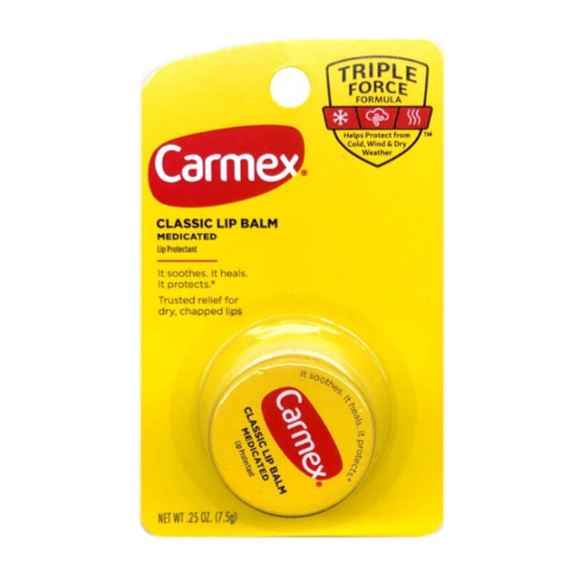 Carmex Classic Lip Balm Moisturizing Soothing Pot 7.5g
