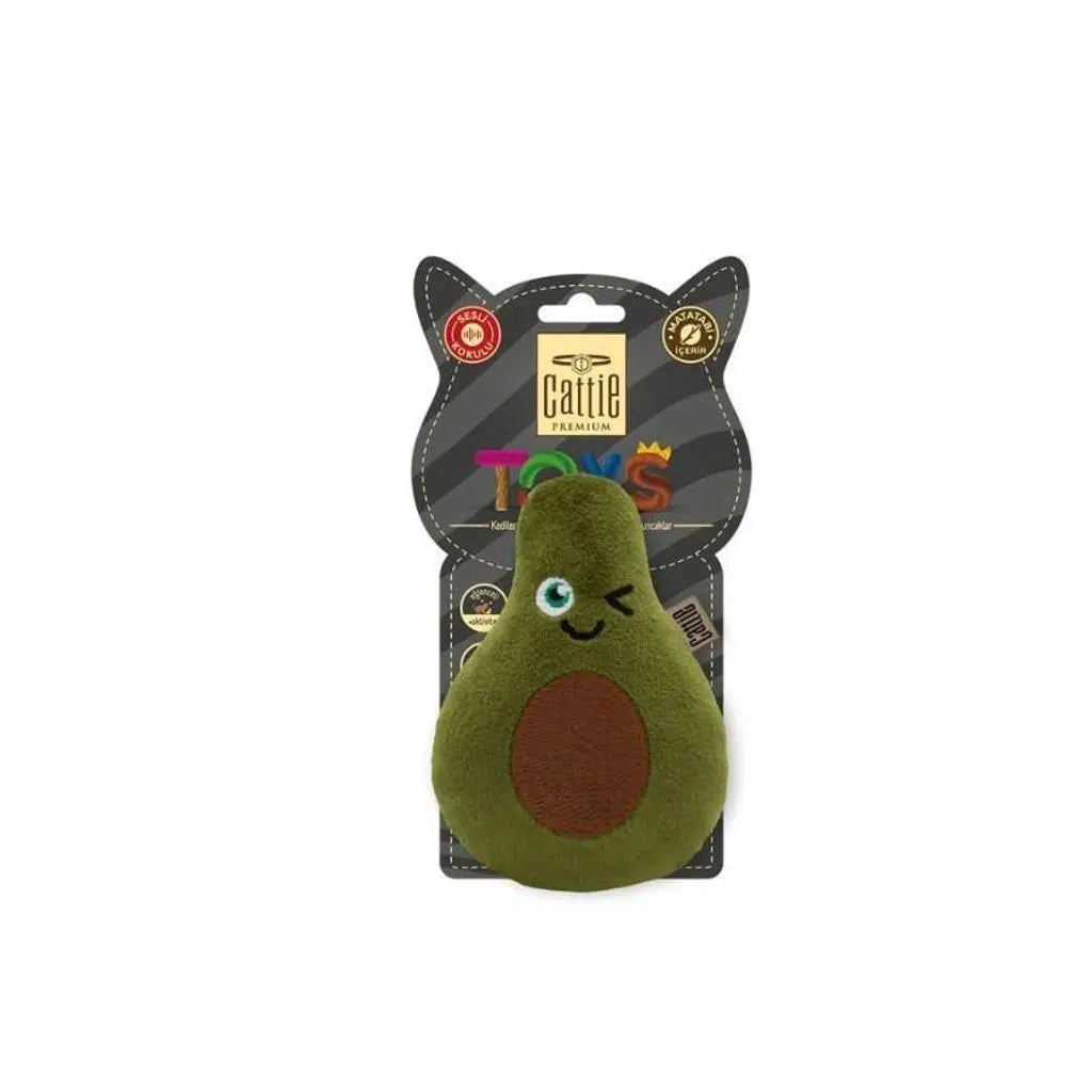 Cattie Matatabi Avocado Plush Cat Toy with Silver Vine 11cm