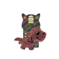Cattie Matatabi Plush T-Rex Cat Toy with Silver Vine 15cm