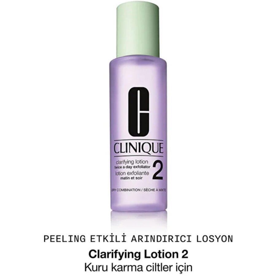 Clinique Clarifying Lotion 2 Exfoliating Toner for Combination Skin 200ml