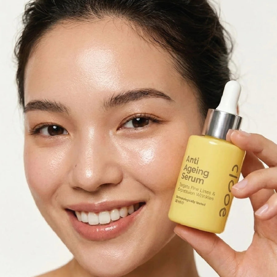 Clooe Natural Age-Defying Facial Serum for Smooth Skin 30 ml