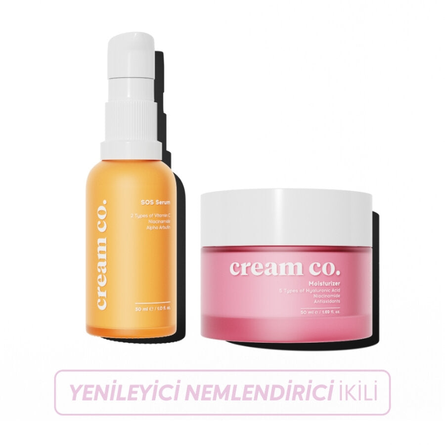 Cream Co. Revitalizing & Renewing Serum Set 2 x 30ml