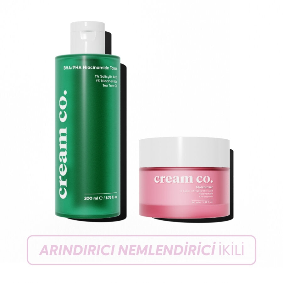 Cream Co. Mattifying Moisturizer Set for Shine Control 2-Piece