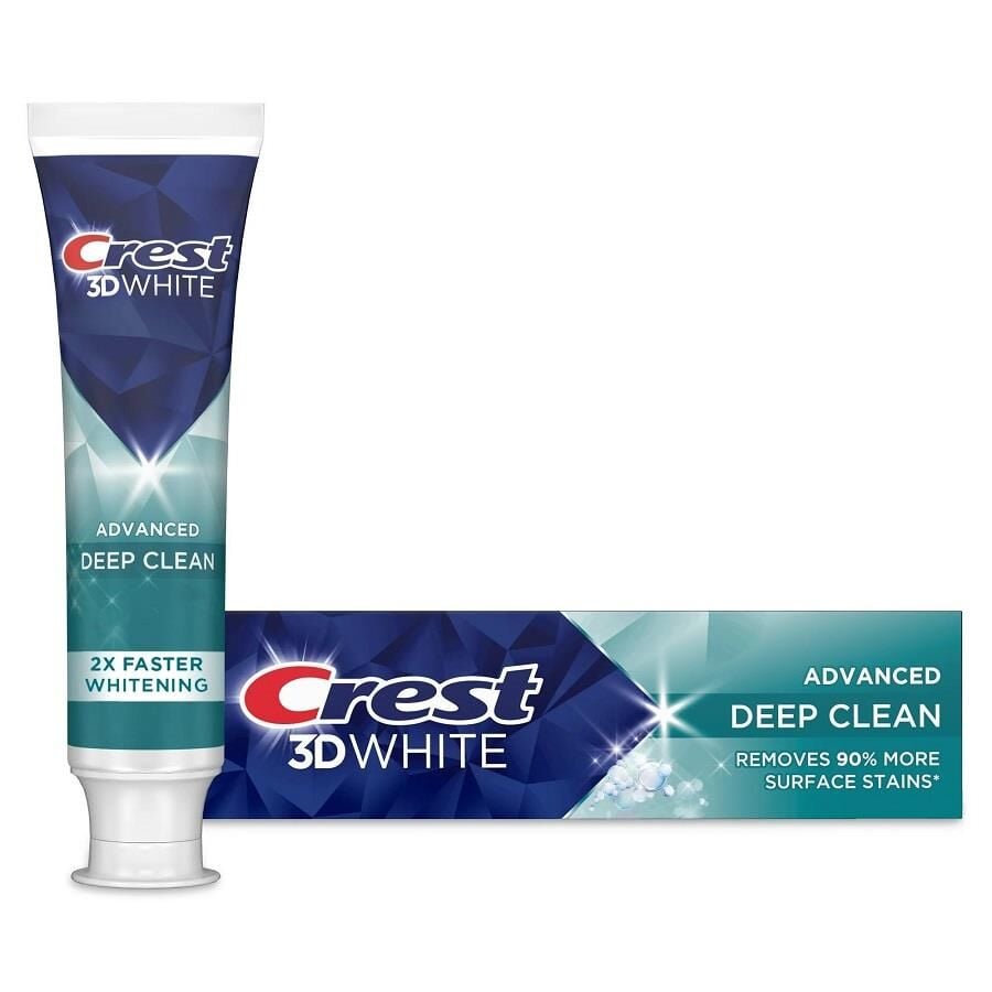 Crest 3D White Advanced Deep Clean Whitening Toothpaste 93g