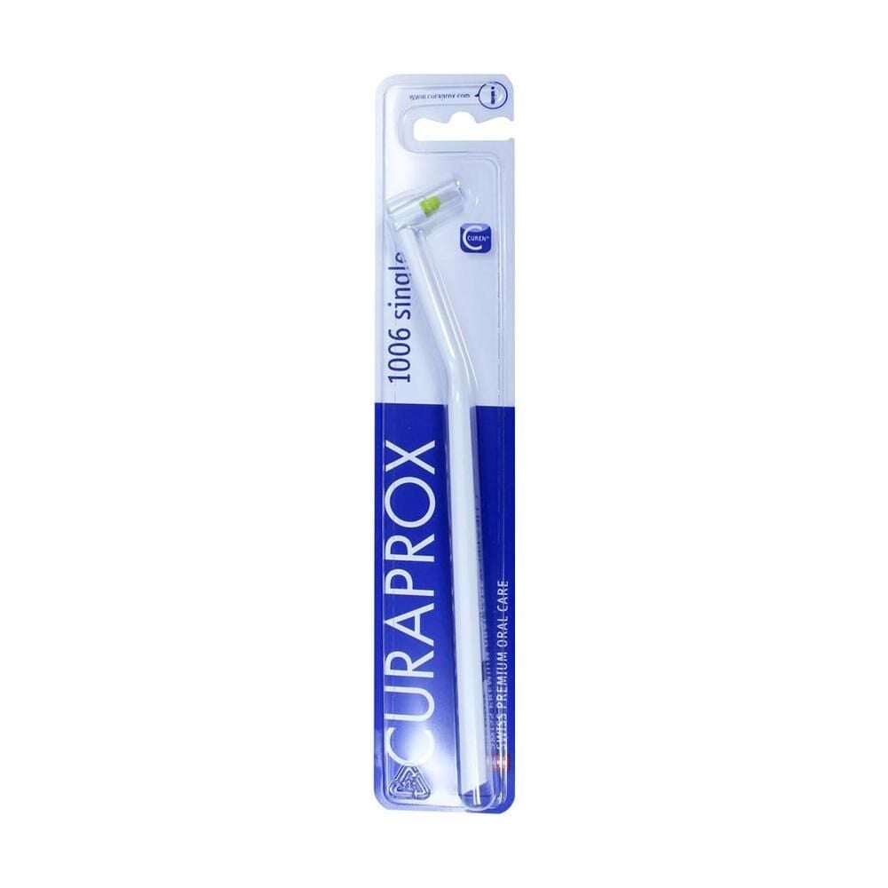 Curaprox CS 1006 Single Tuft Solo Toothbrush for Precision 1 Pack