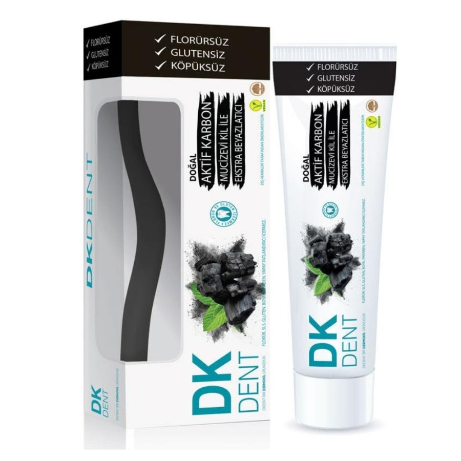 Dermokil DKDent Activated Carbon & Clay Tooth Care Set