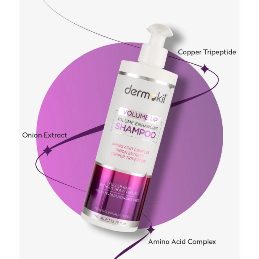 Dermokil Volumizing Shampoo for Fine Hair 390ml
