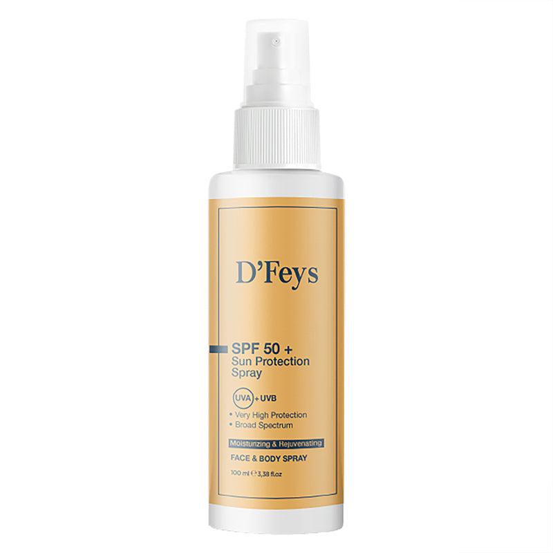 Dfeys SPF 50 Sun Protection Spray High UVA/UVB Shield 100 ml