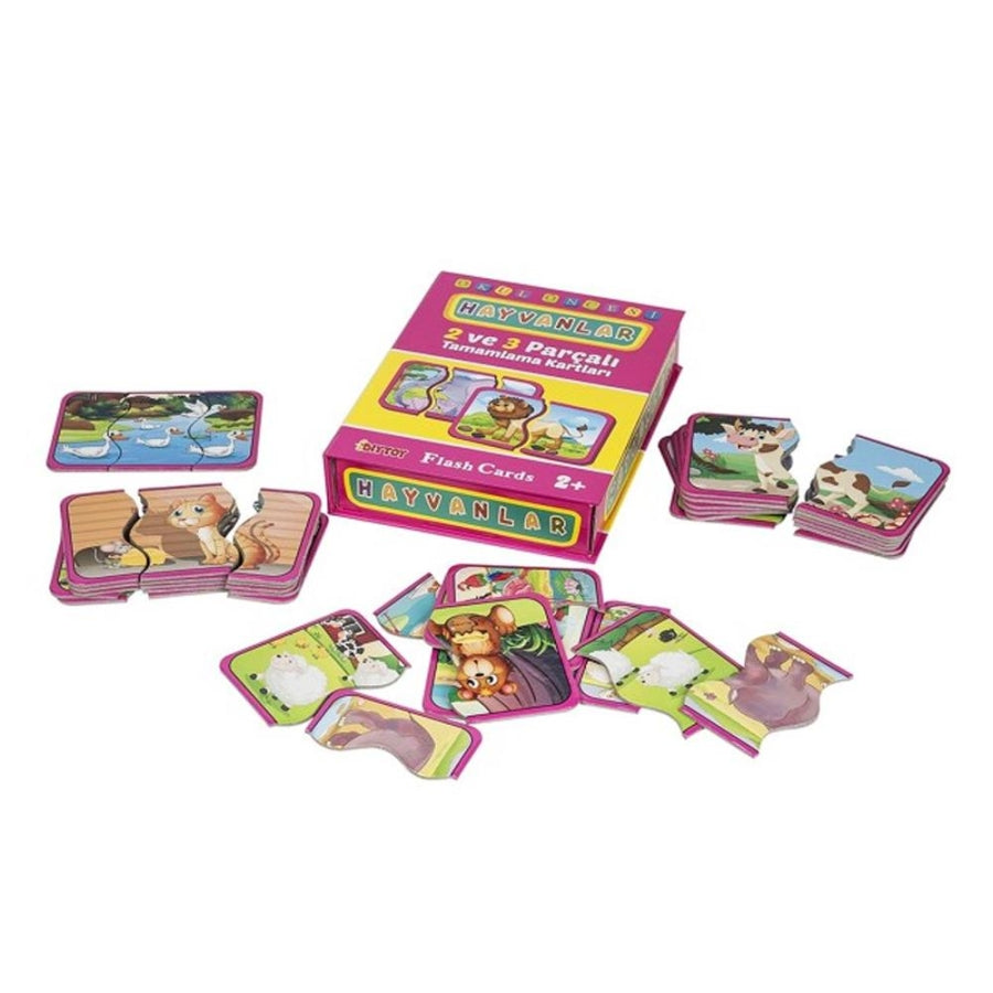 Diytoy Animal Memory and Matching Cards for Kids 2+ Years