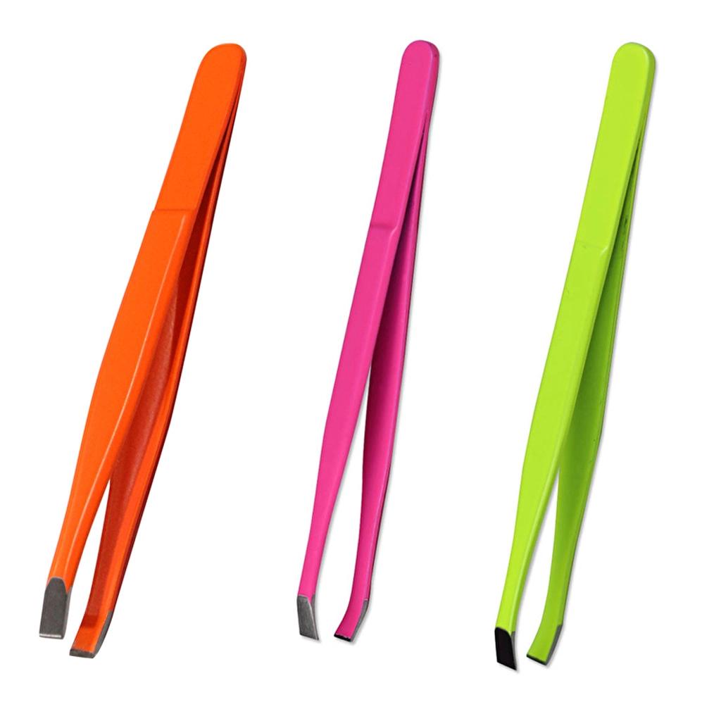 Nascita Colorful Straight Tip Tweezers for Precise Grooming