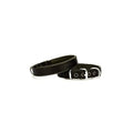Doggie Woven Comfort Dog Collar for Medium Breeds Black 30cm
