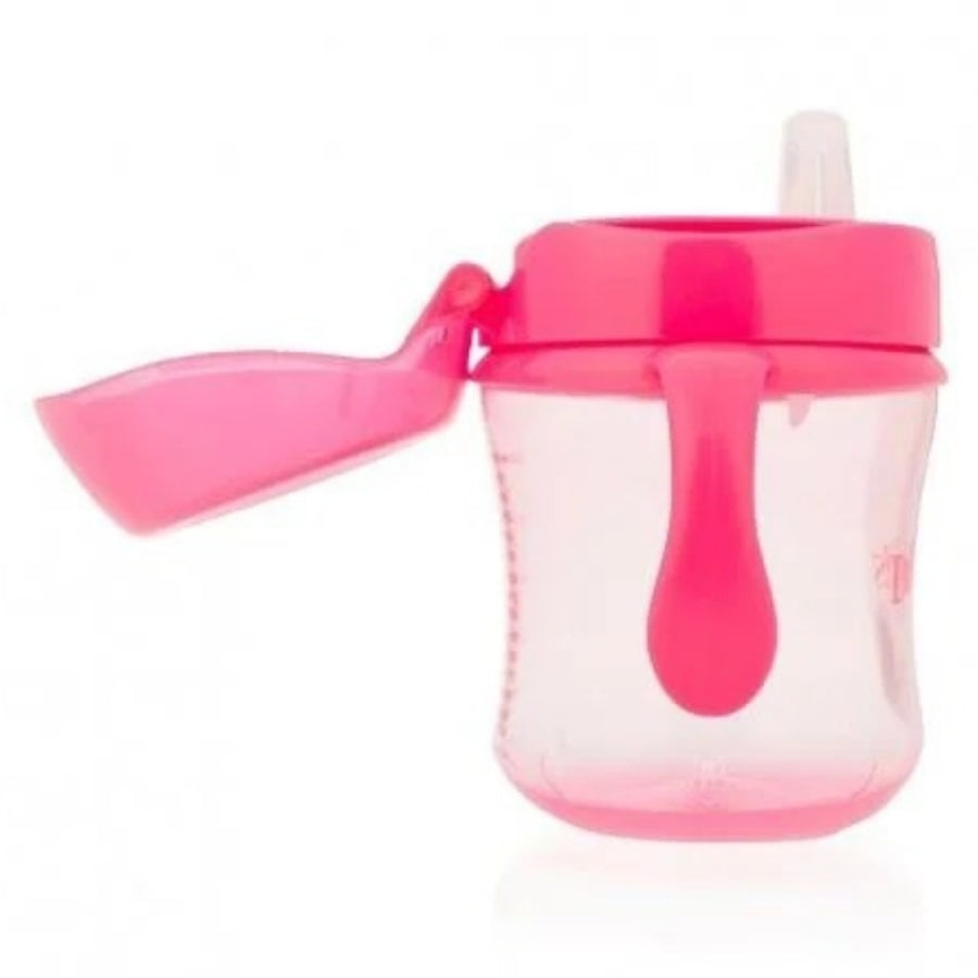 Dr. Brown's Soft Spout Transition Cup for Easy Sipping Pink 180 ml