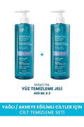Ducray Keracnyl Cleansing Gel for Oily Skin 400 ml 2-Pack