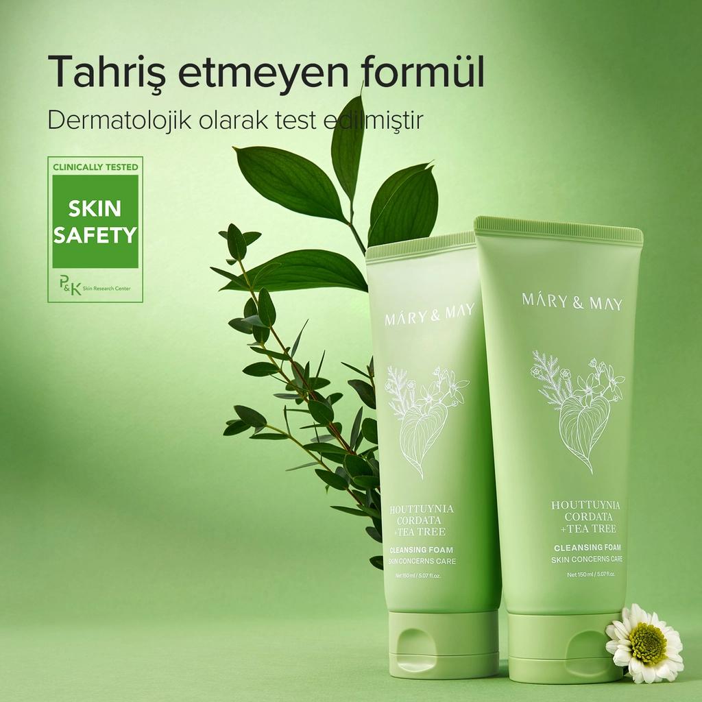 Mary & May Houttuynia Cordata & Tea Tree Cleansing Foam 150 ml