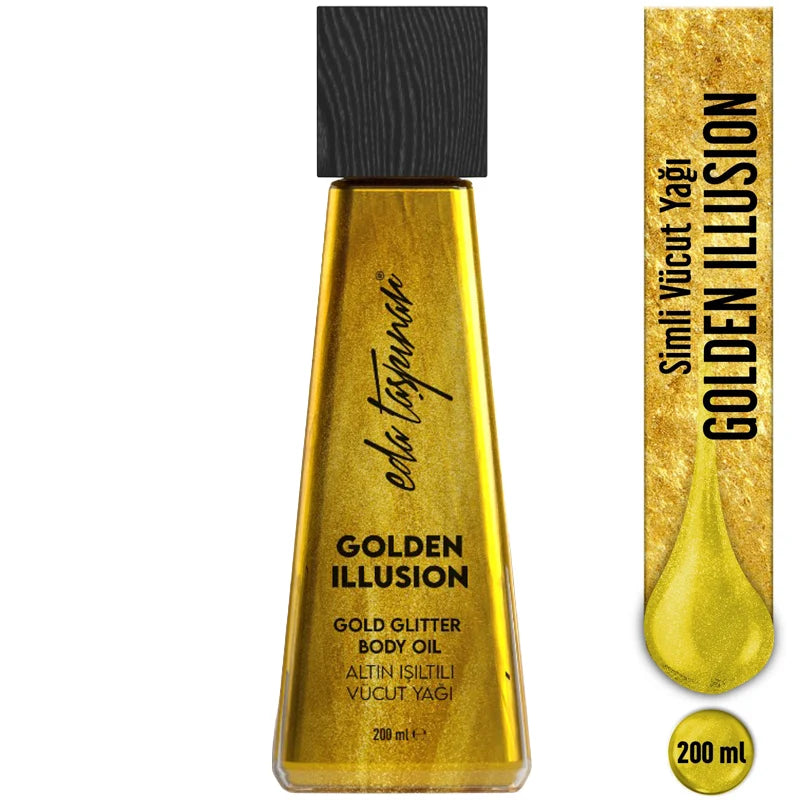 Eda Taspinar Golden Illusion Gold Glitter Body Oil 200ml