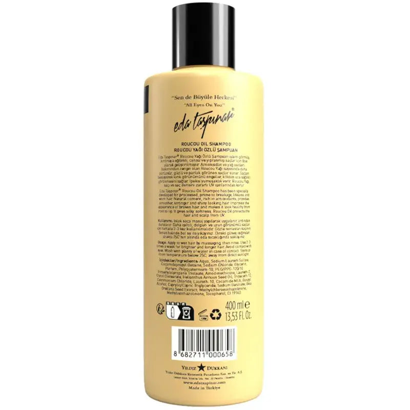 Eda Taspinar Roucou Oil Shampoo Nourishing Hair Care 400ml