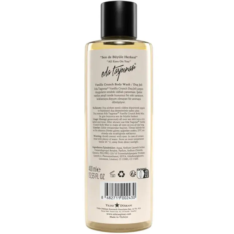 Eda Taspinar Vanilla Crunch Body Wash Sweet Scent 400ml