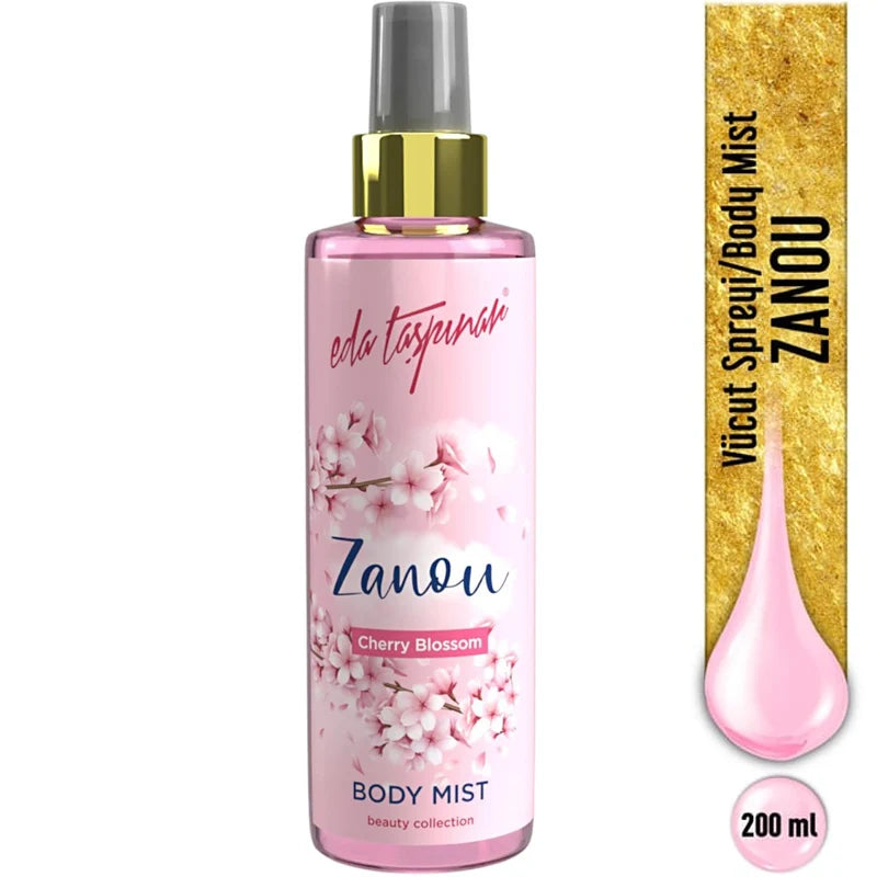 Eda Taspinar Zanou Cherry Blossom Body Mist Floral Scent 200ml