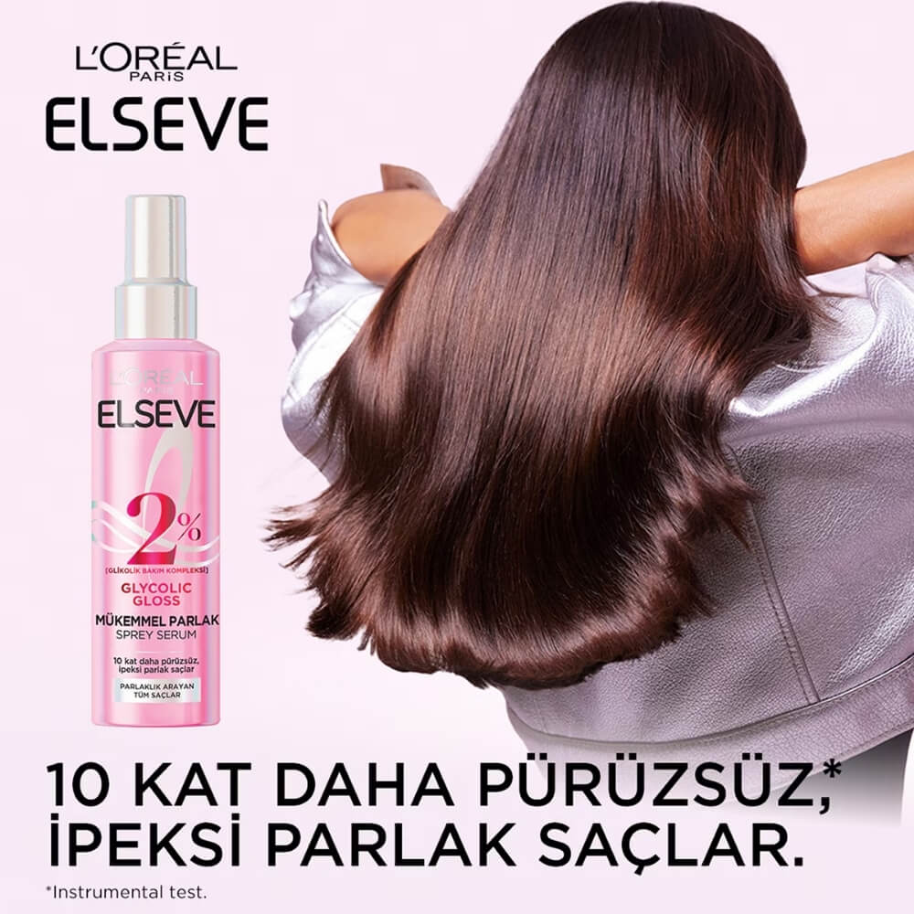 L'Oreal Paris Elseve Glycolic Gloss Shine Hair Serum 150 ml