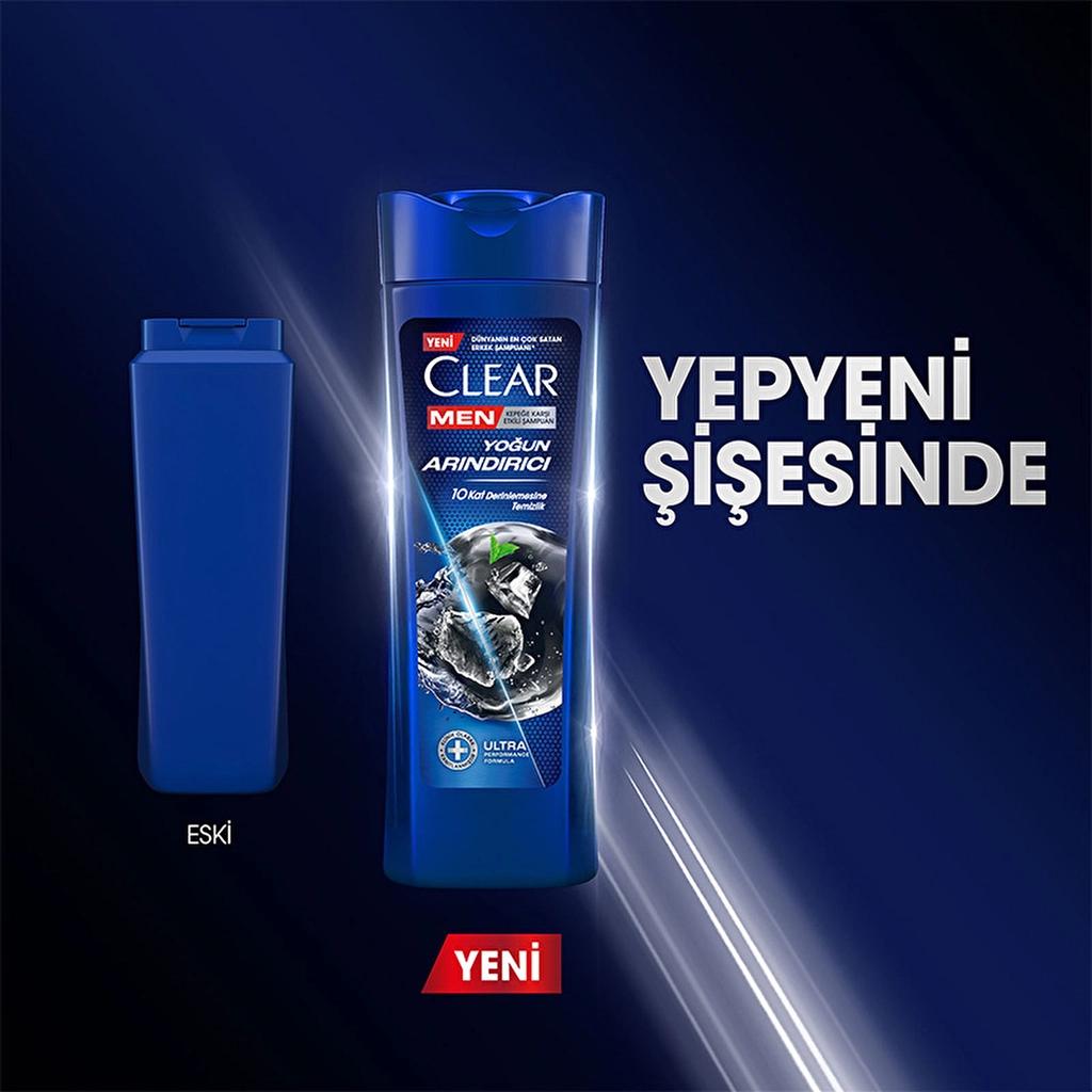 Clear Men Deep Cleansing Charcoal Anti-Dandruff Shampoo 350 ml