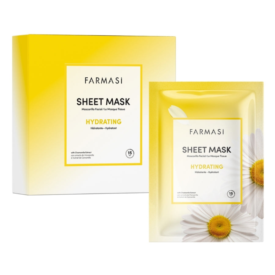 Farmasi Hydrating Chamomile Sheet Mask Set of 5 x 28g