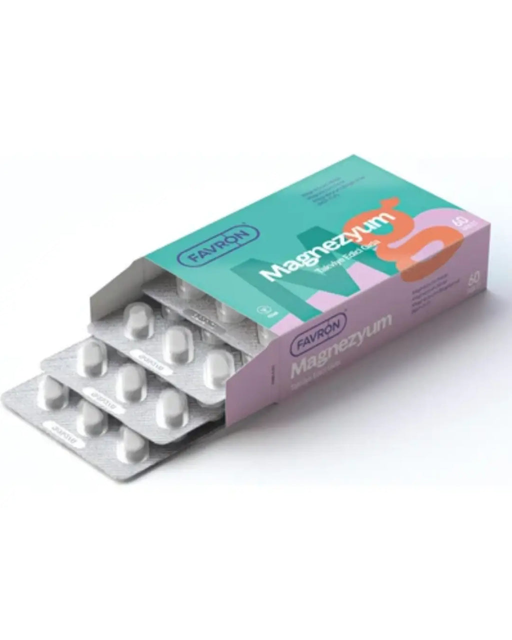 Favron Magnesium Dietary Supplement for Daily Wellness 60 Tablets