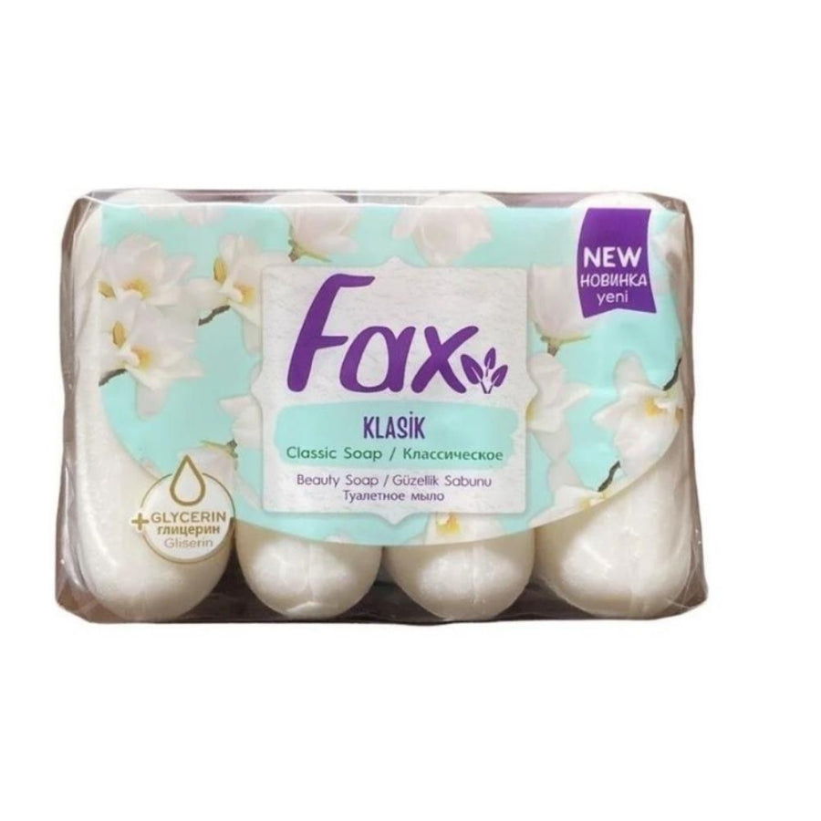 Fax Classic Beauty Soap Bar for Gentle Cleansing 4 x 70g