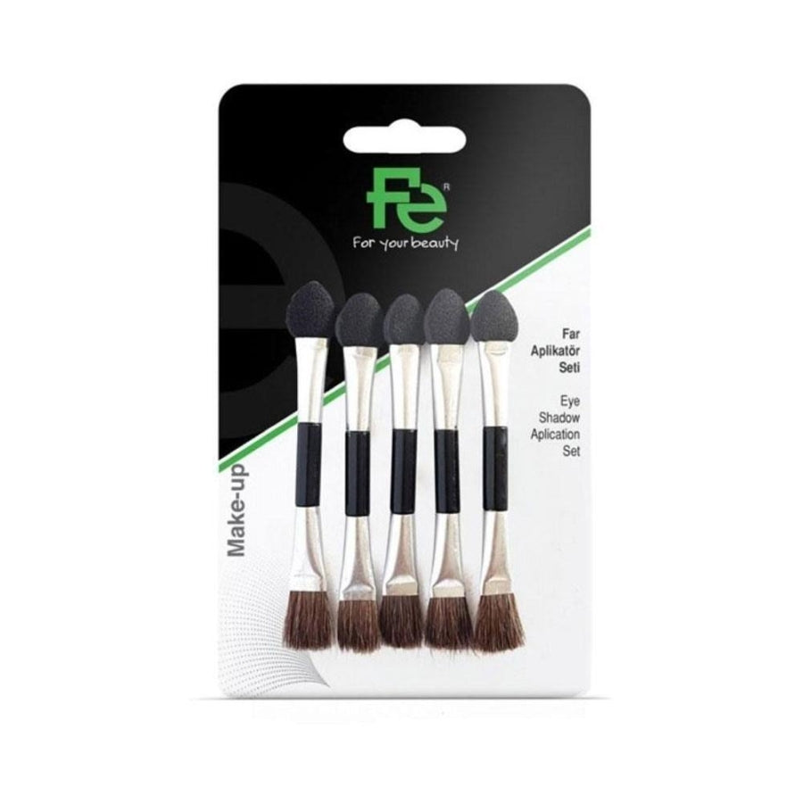 Fe Eye Shadow Applicator Set for Precise Blending 5 Count