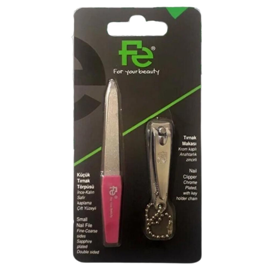 Fe Nail Clipper with Small File for Precise Grooming 1 Unit