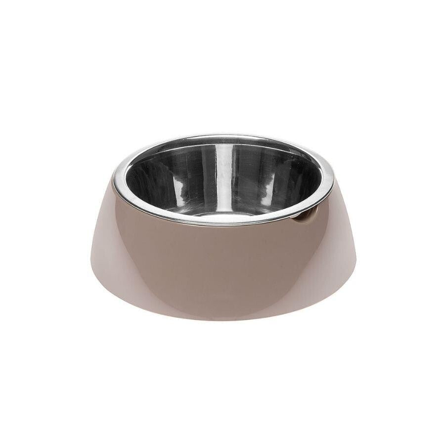 Ferplast Jolie Steel Pet Bowl for Cats and Small Dogs Grey 500 ml