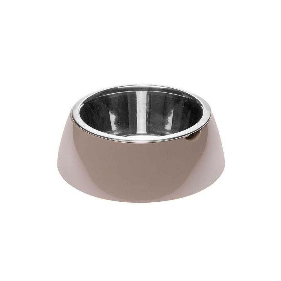 Ferplast Jolie Steel Pet Bowl for Cats and Small Dogs Grey 500 ml