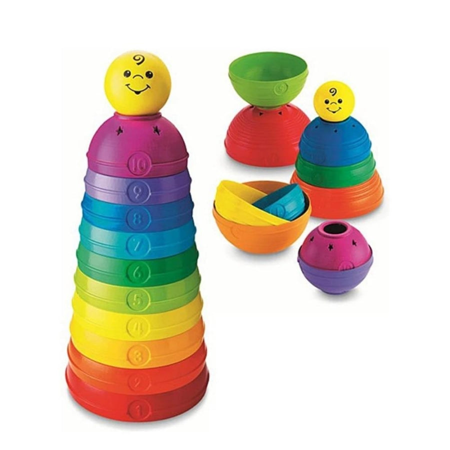 Fisher Price Stacking Action Blocks for Early Learning 10 Pieces