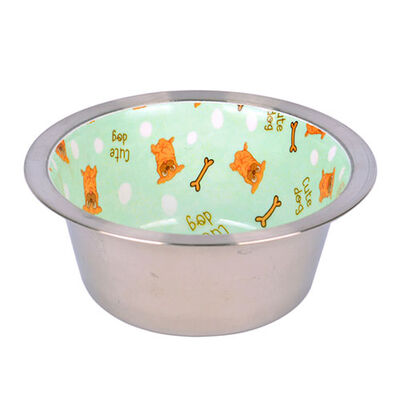 Flip Ceramic Coated Stainless Steel Dog Bowl 945 ml