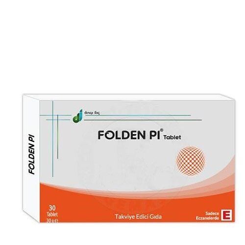 Denge Ilac Folden PI Myo-Inositol & Folate Supplement 30 Tablets