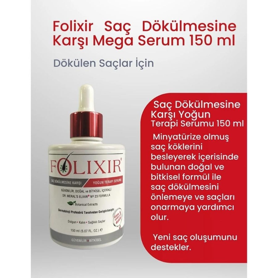 Folixir Hair Loss Support Mega Serum for Fuller Hair 150ml