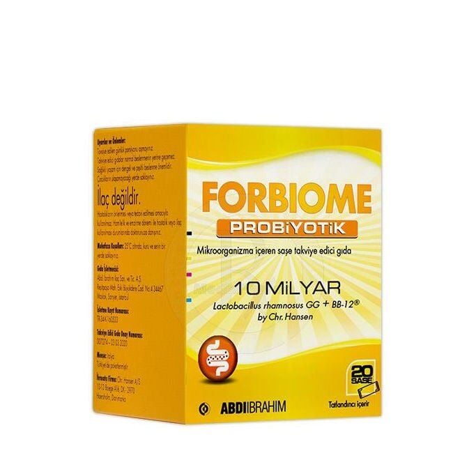Forbiome 10 Billion Probiotic Digestive Support 20 Sachets
