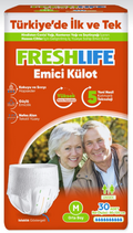 Freshlife Absorbent Incontinence Underwear Medium 30 Count