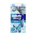 Gillette Blue 3 Ice Disposable Razors Cooling Effect 6 Count