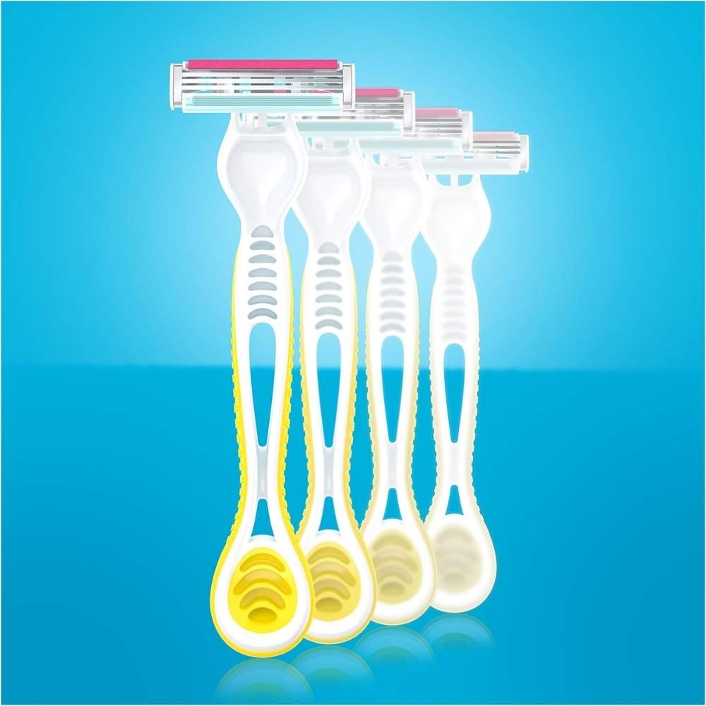 Gillette Venus 3 Disposable Razors for Smooth Shave 4 Count