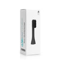 Glimo Sonic Ahead Black Replacement Toothbrush Heads 4 Count