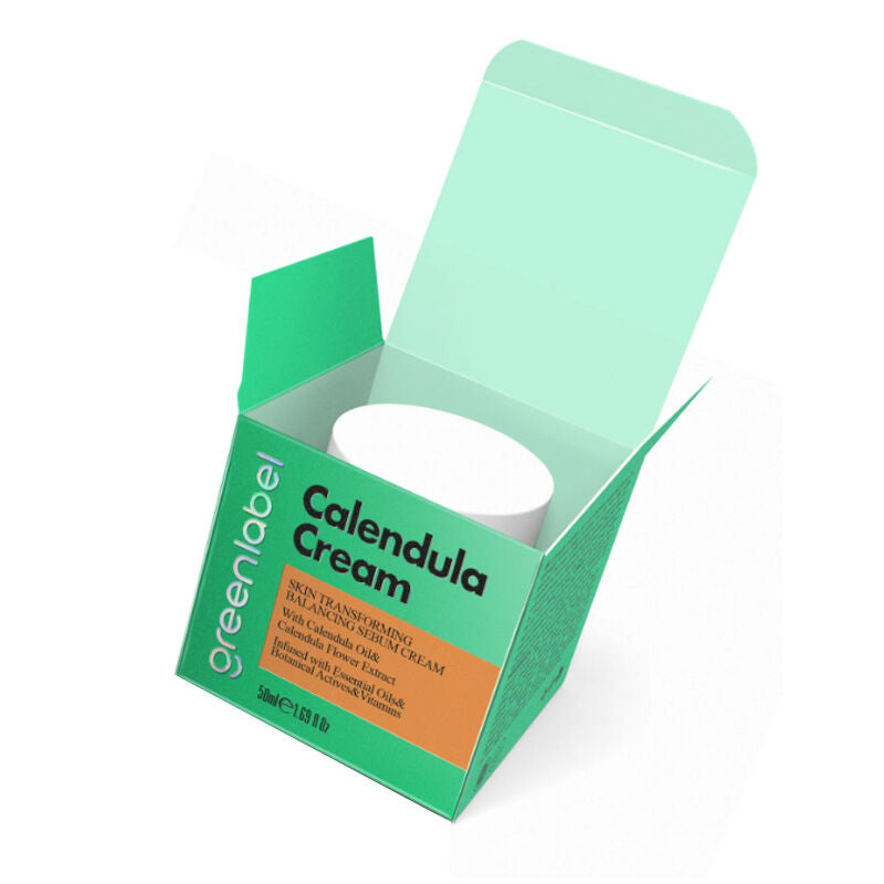 Greenlabel Calendula Oil Cream for Dry Skin Hydration 50 ml