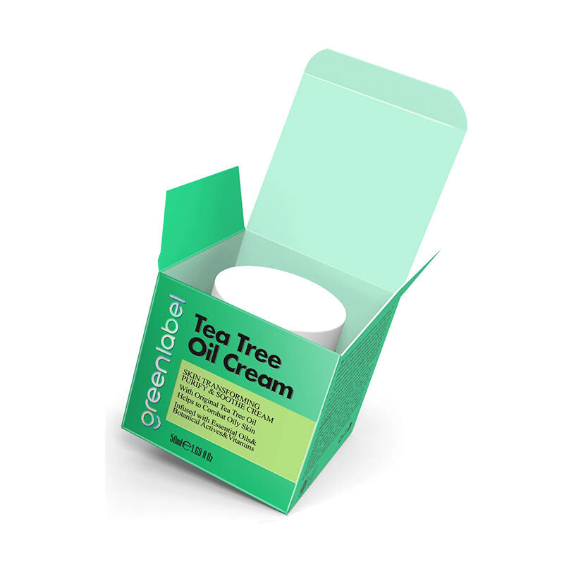 Greenlabel Tea Tree Oil Cream Sebum Balancing Moisturizer 50 ml
