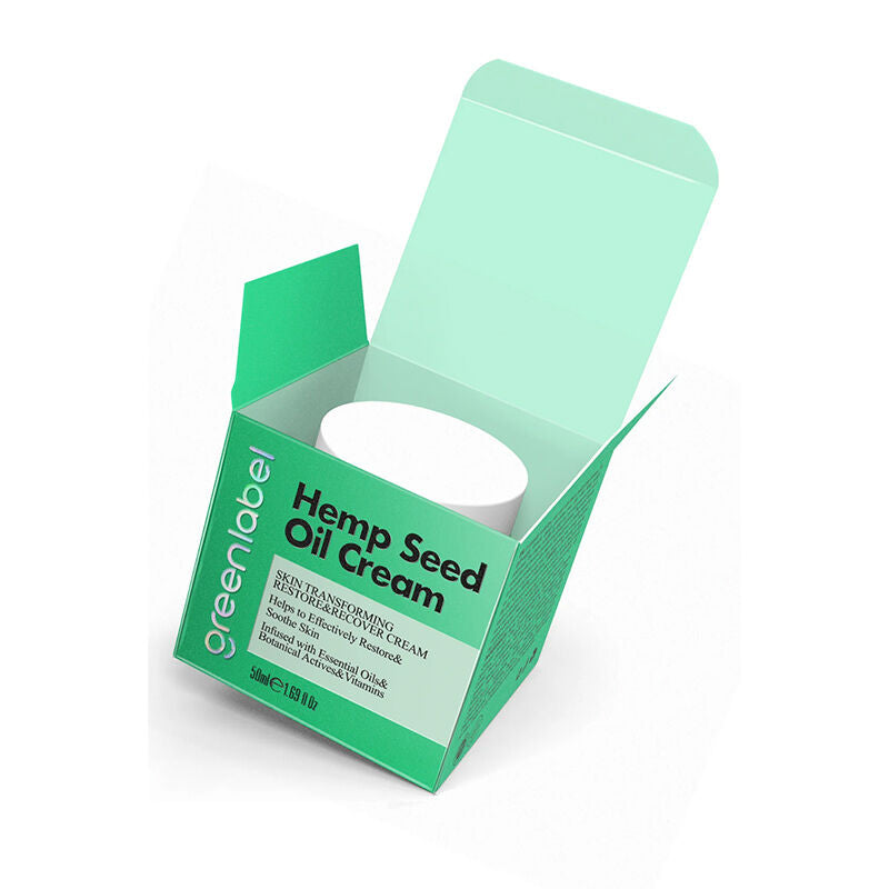 Greenlabel Hemp Seed Oil & Zinc Face Cream for Sebum Balance 50 ml