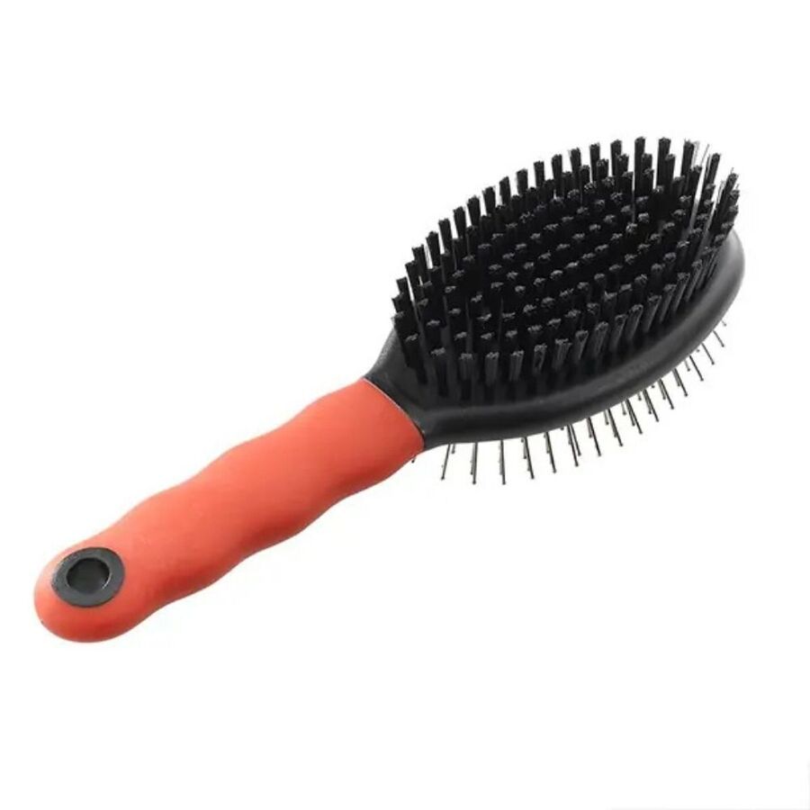 Ferplast Double-Sided Grooming Brush for Cats & Dogs Medium